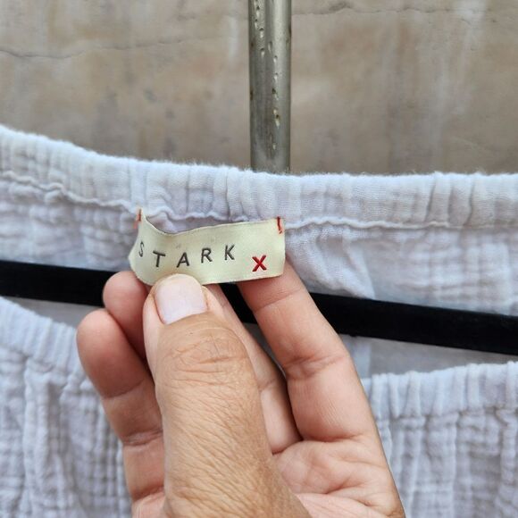 Stark X Off shoulder white gauze top - Picture 5 of 6